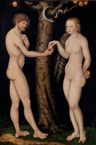 Adam en Eva in de Hof van Eden, c.1520-25